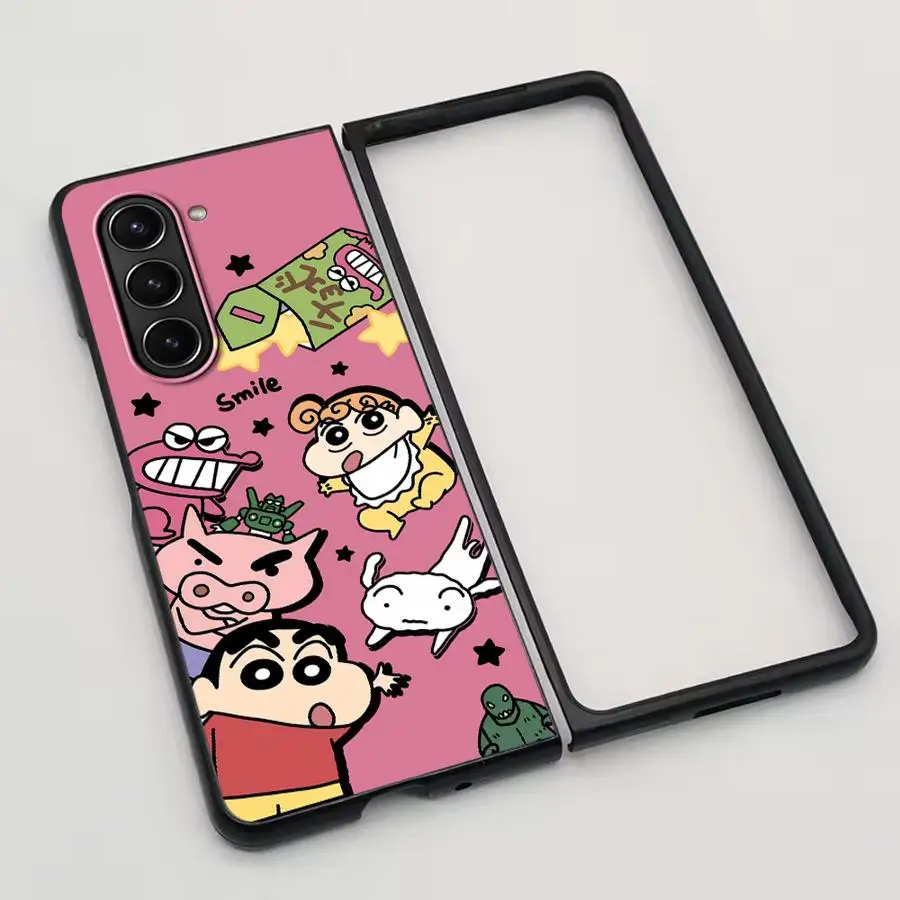 حافظة لهاتف سامسونج جالاكسي ZFold4 ZFold6 ZFold3 Z Fold 7 6 5 4 3 ZFold7 ZFold5 S S-hinchanS كارتون #6