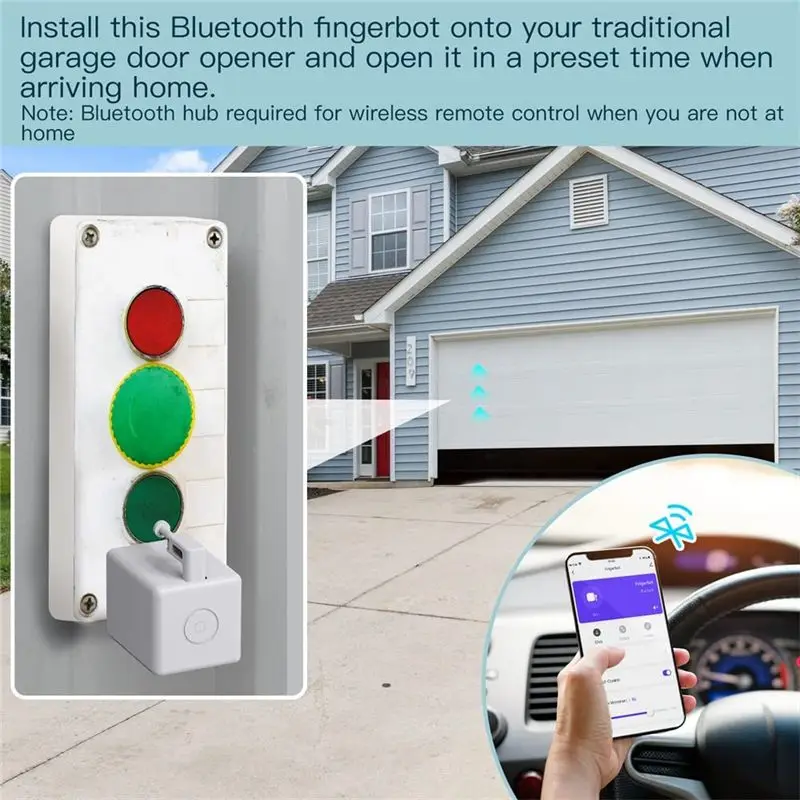 ABLQ Fingerbot Button Pushers & Tuya Bluetooth Hub & Accessory Kit Fingerbot Work With Smart Life App