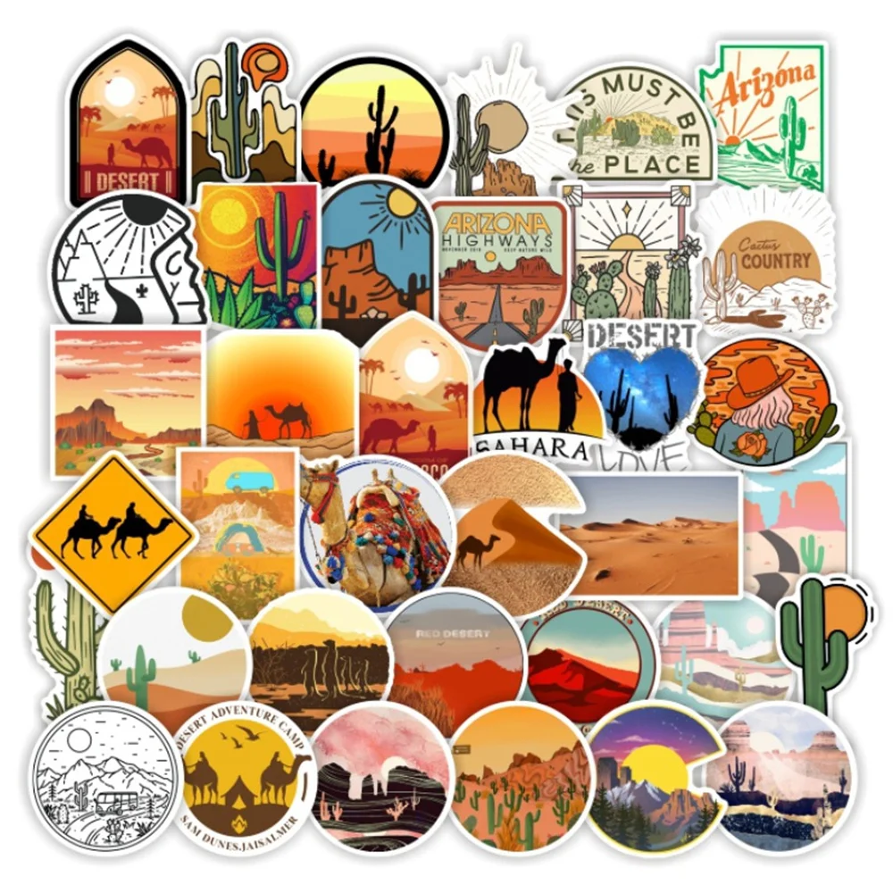 10/30/50 Stuks Ins Landschap Stickers Serie Creatieve Zwart Witte Graffiti Bagage Laptop Helm Koelkast Decoratie Groothandel