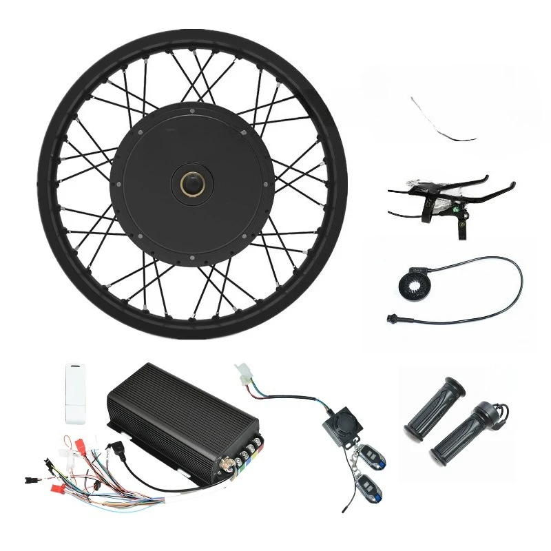 5000W electric motorcycle modified 808 color screen instrument 72V100A controller