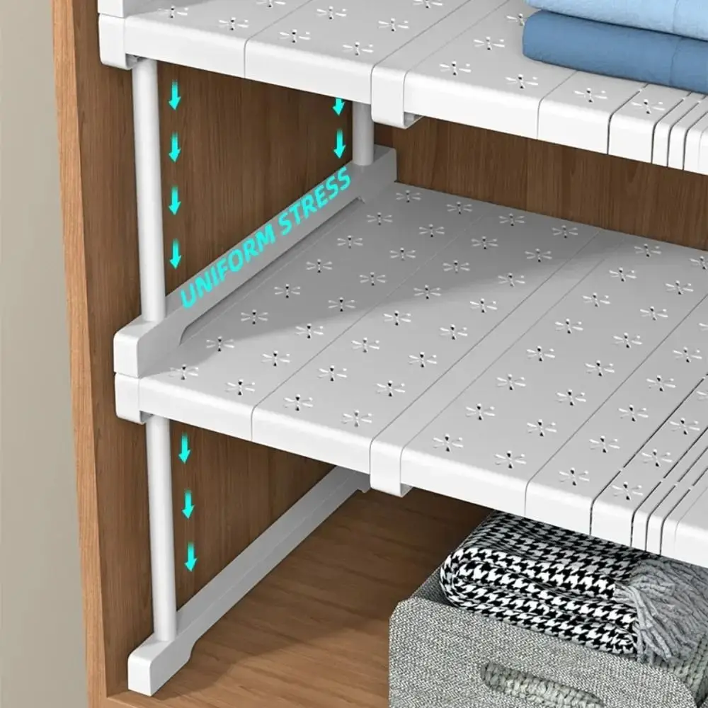 Multifunctional Adjustable Telescopic Shelves Expandable Multi Layered Organizer Shelf Pull Out Wardrobe Divider Kitchen Sink