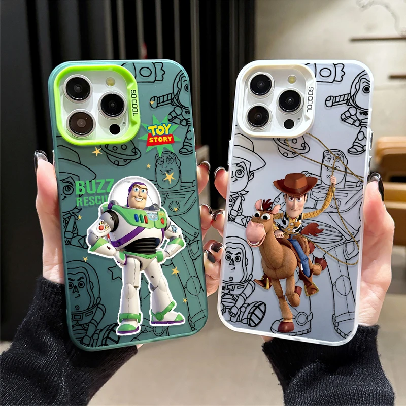 

Disney Popular Toy Story Phone Case for Samsung Galaxy S25 S24 S23 S22 S21 S20 FE Ultra Edge Plus 4G 5G Anti Fall Matte Cover
