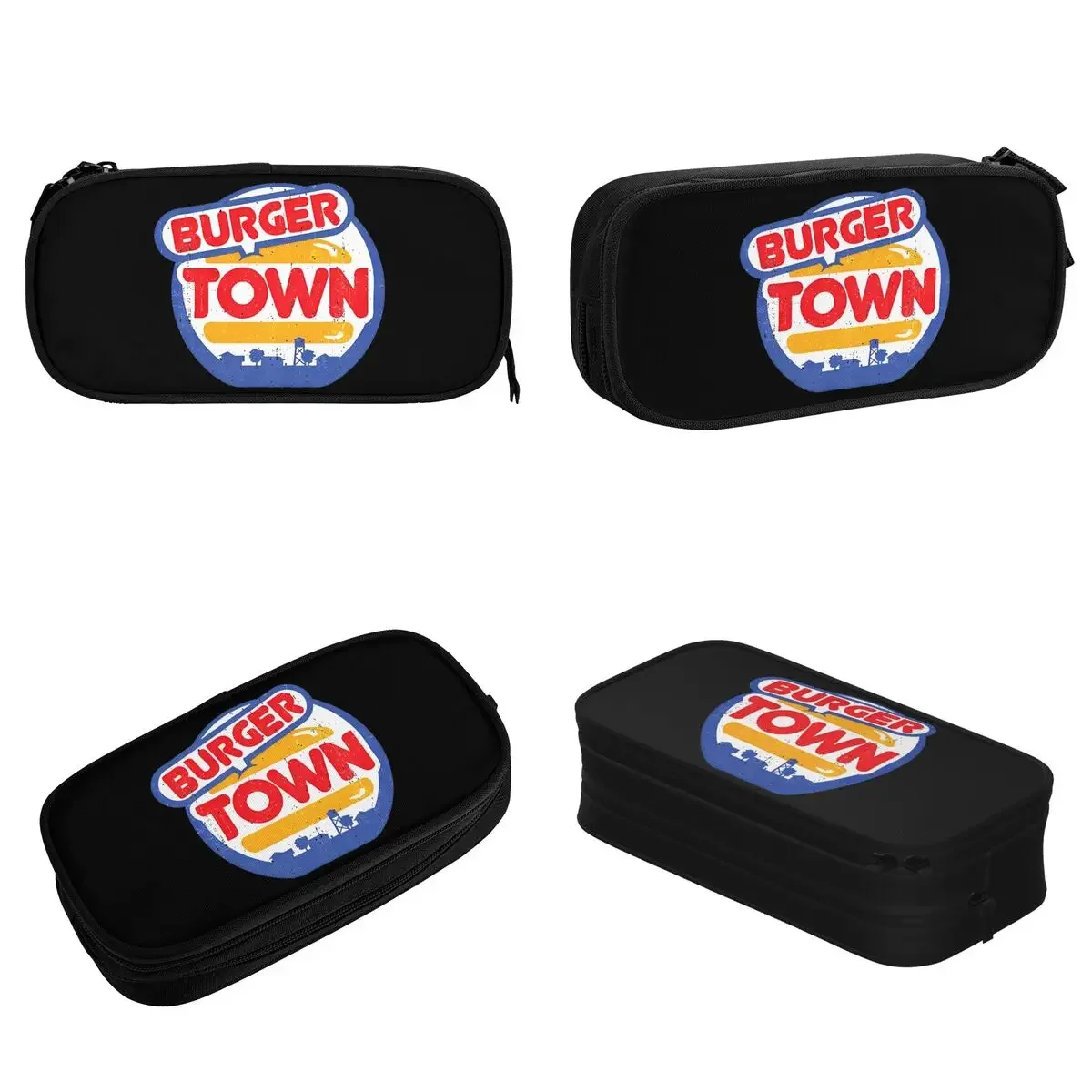 Call Of Dutys Burger Town Pencil Cases Creative Game Pen Box Bag Student Big Capacity Office Cosmetic Pencilcases