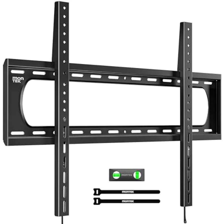 

Heavy Duty Fixed TV Wall Mount Bracket for 60120 Flat Curved TVs up to 300lbs 4× Load Tested Ultra Slim 1.3 Low Profile Max VES