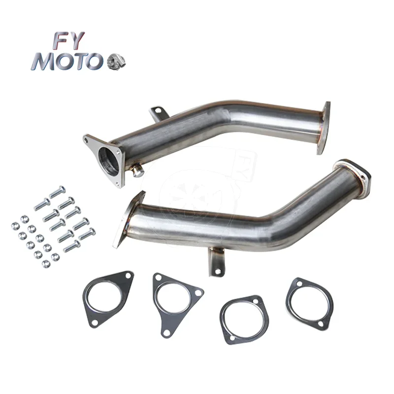 20252025Exhaust Downpipe for Infiniti Q50 Q60 2016-2020 3.0T Without Muffler AWD RWD 3inch