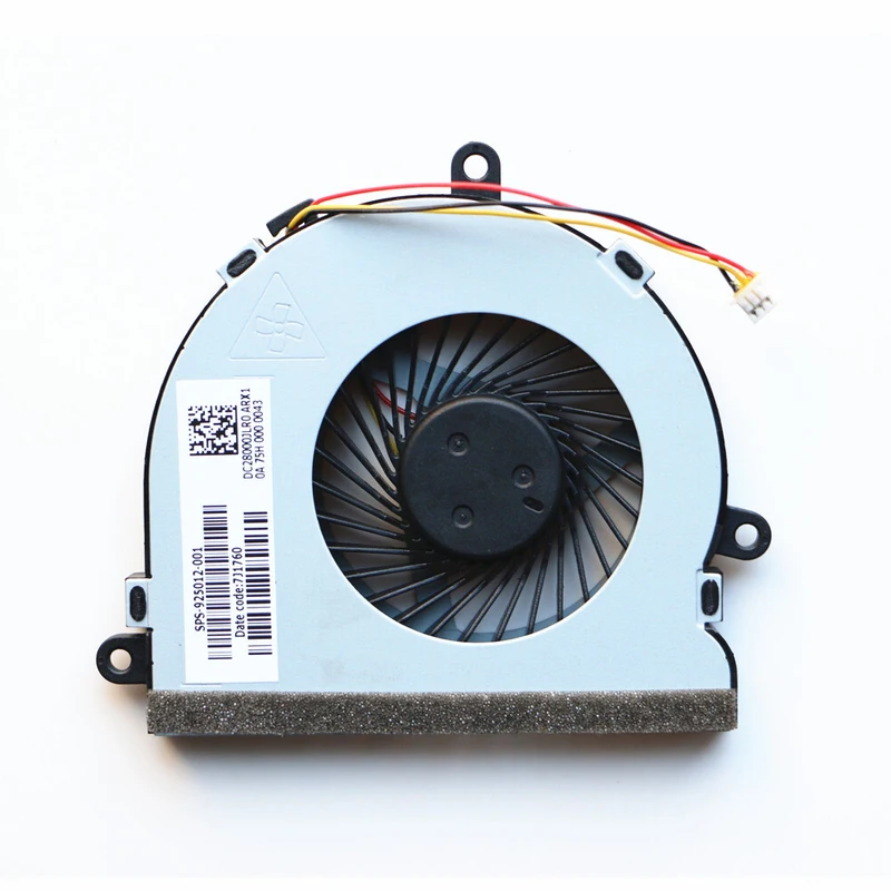 

S For HP 15-BA BW BS 250 G4 G6 Fan Laptop Heat Dissipation 925012-001