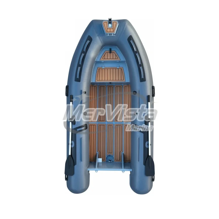 11ft Boat Deep V Aluminum Hull  Inflatable 3.3m Boat for Waterplay Activites