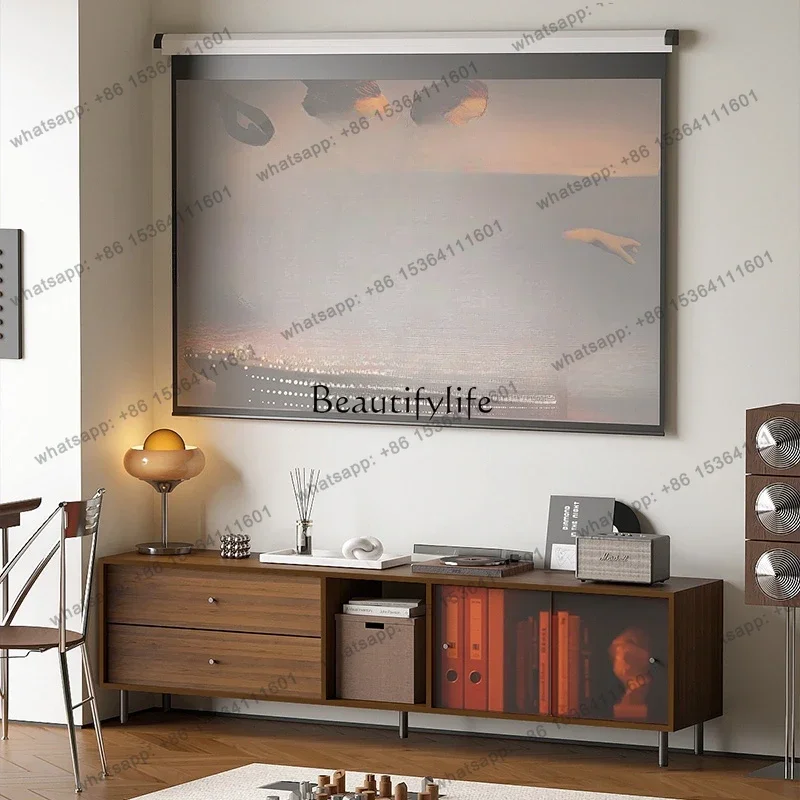Best Seller Modern Simple TV Cabinet Living Room Advanced Small Apartment Floor TV Cabinet Storage Storage