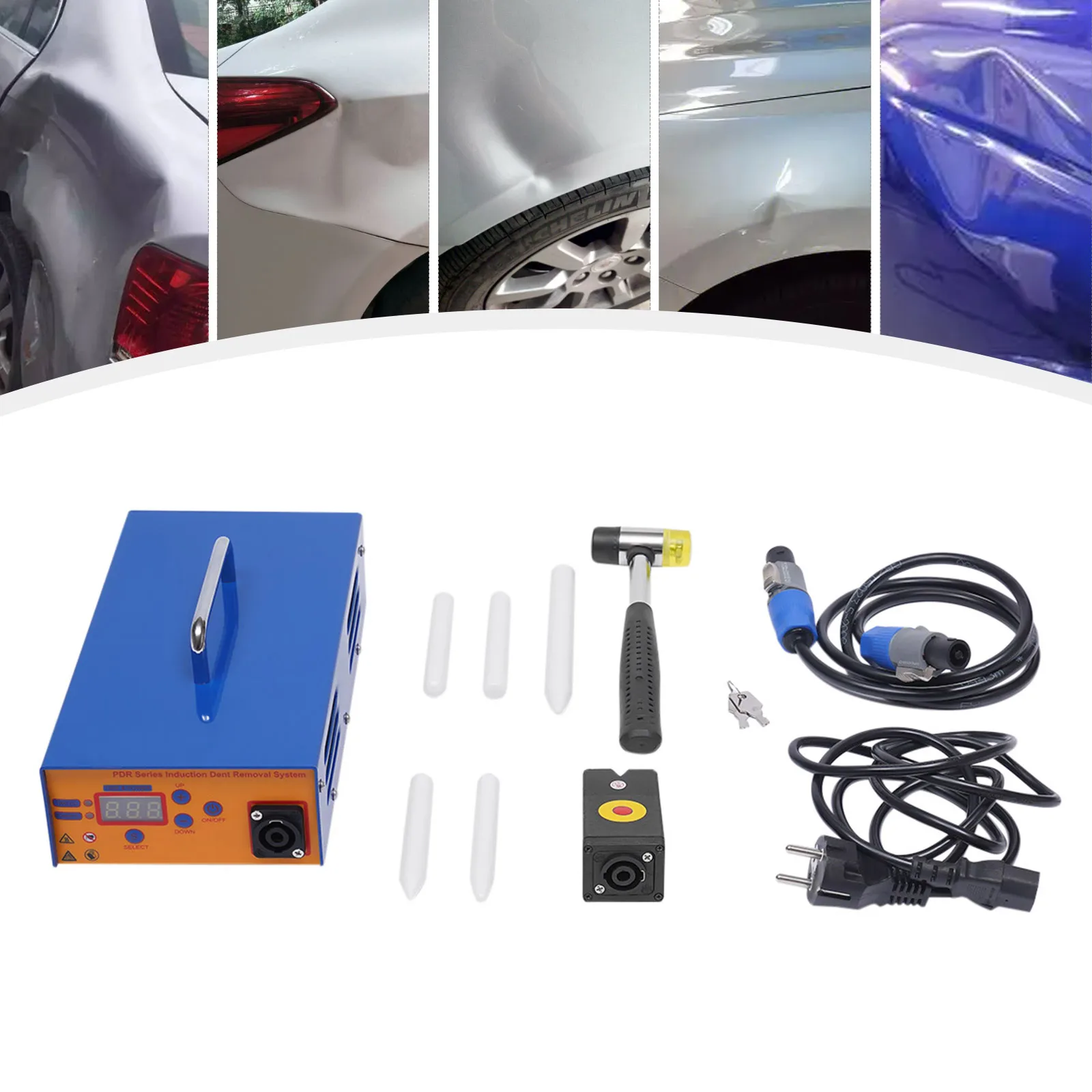 Car Dent Repairing Machine Portable Automobile Metal Plate Repairing Machine Removal Induction Heating Equipment