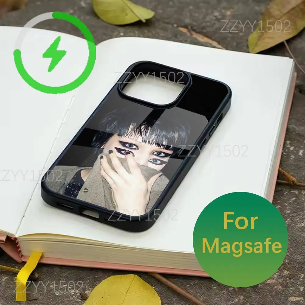 Funda de teléfono Crystal Castles Band Alice Glass para iPhone 17,16,15,14,13,12,11,Pro,Max,Plus,Mini,SE4,E Magsafe carga inalámbrica