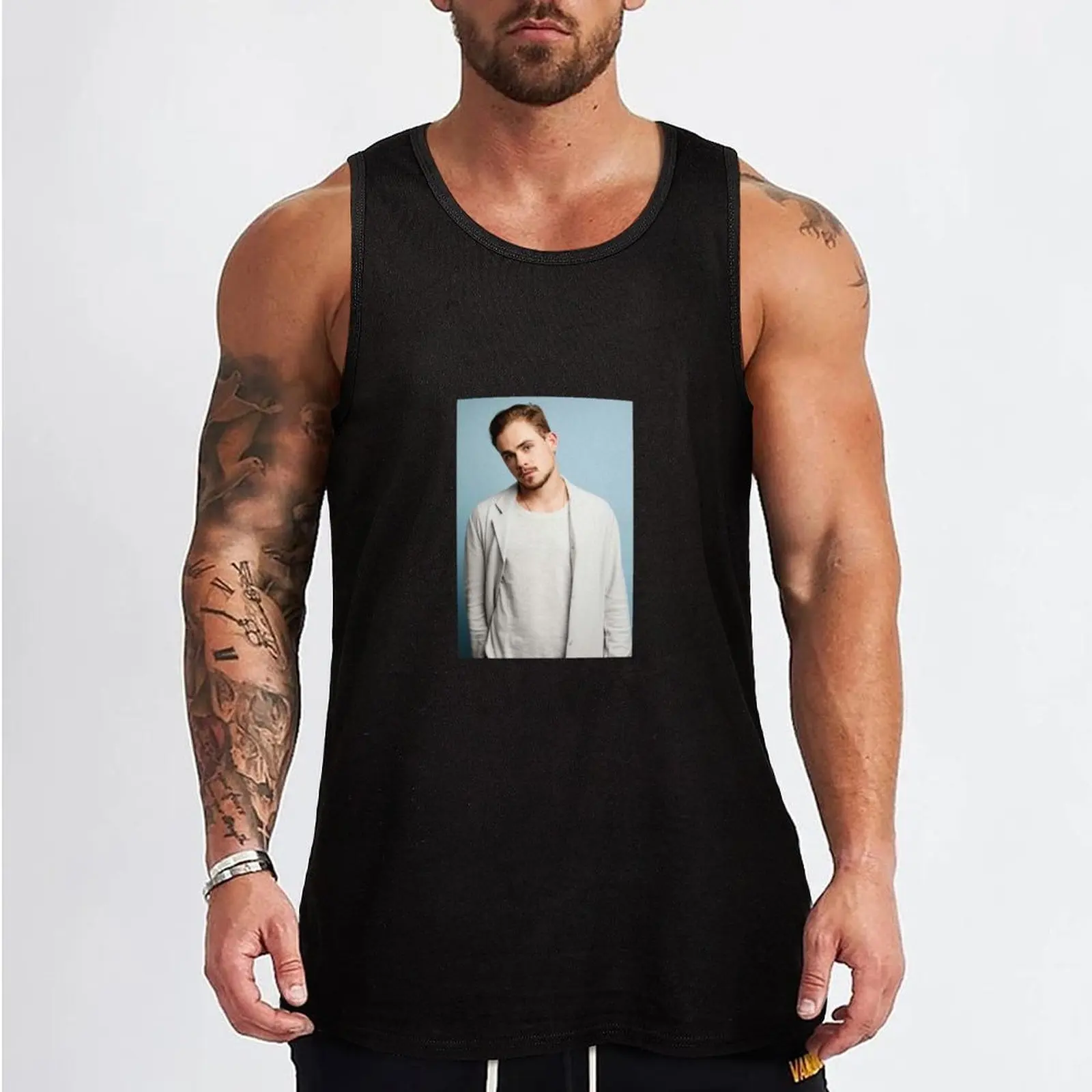 Dacre Montgomery Tank Top Men's tops plain t-shirt