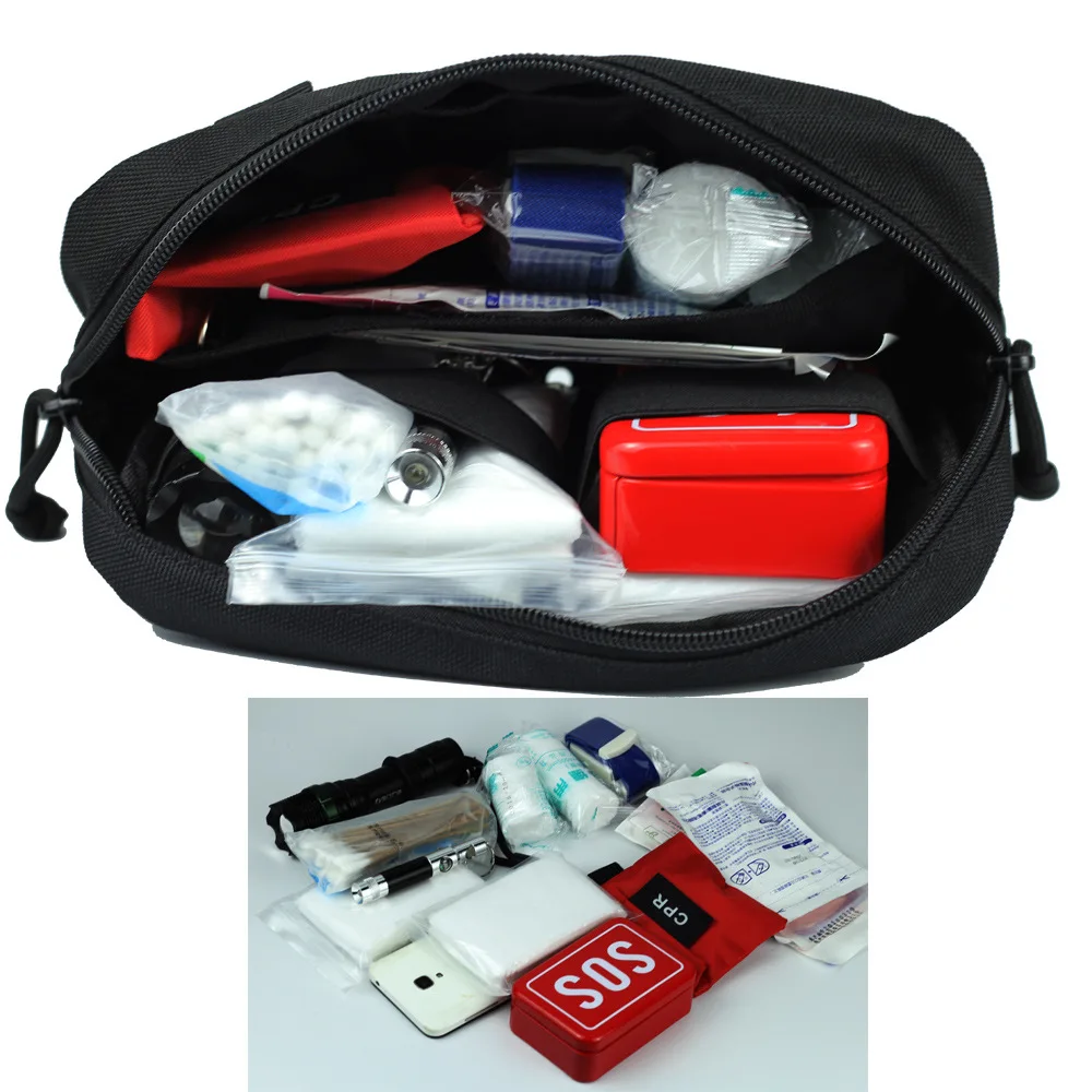 EDC Waist Bag Outdoor Camping EDC Tool Pouch Wallet Fanny Backpack Phone Bag Nylon Molle Hunting Waist Belt Pocket