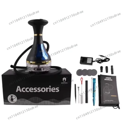 New Fast Shipping Arabian Electric Hookah Rechargeable Smoker Fast Heating Carbon Free