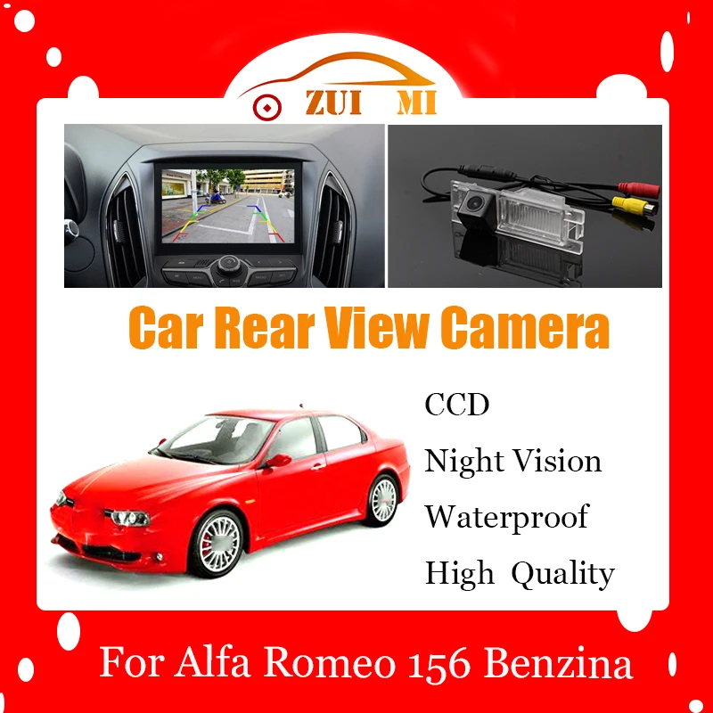 

Car Reverse Rear View Camera For Alfa Romeo 156 Benzina 1997~2002 Waterproof CCD Full HD Night Vision Backup Parking Camera