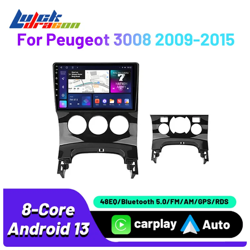 

Multimedia Automotive For Peugeot 3008 2009-2015 Car Play Android Auto Wireless Autoradio Car Radio Stereo Android Car Audio