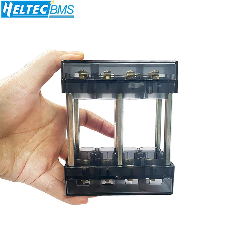 Transparent and Spliceable 21700/18650 Battery Box Energy Storage Power Supply Kit Bracket Non Welding Shell High Current