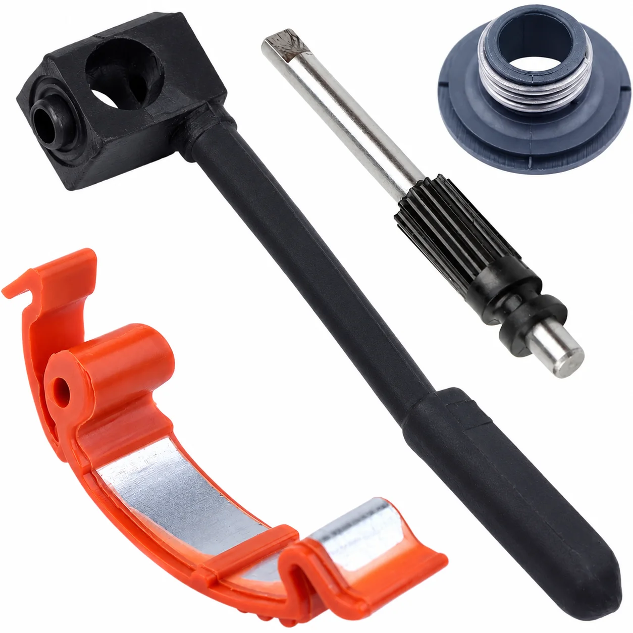 Oil Pump Assy Pressure Line Hose Kit Carb Air Filter Spark Plug For Husqvarna 435 440E 445 450 450E 340 345 350 OEM 544084202