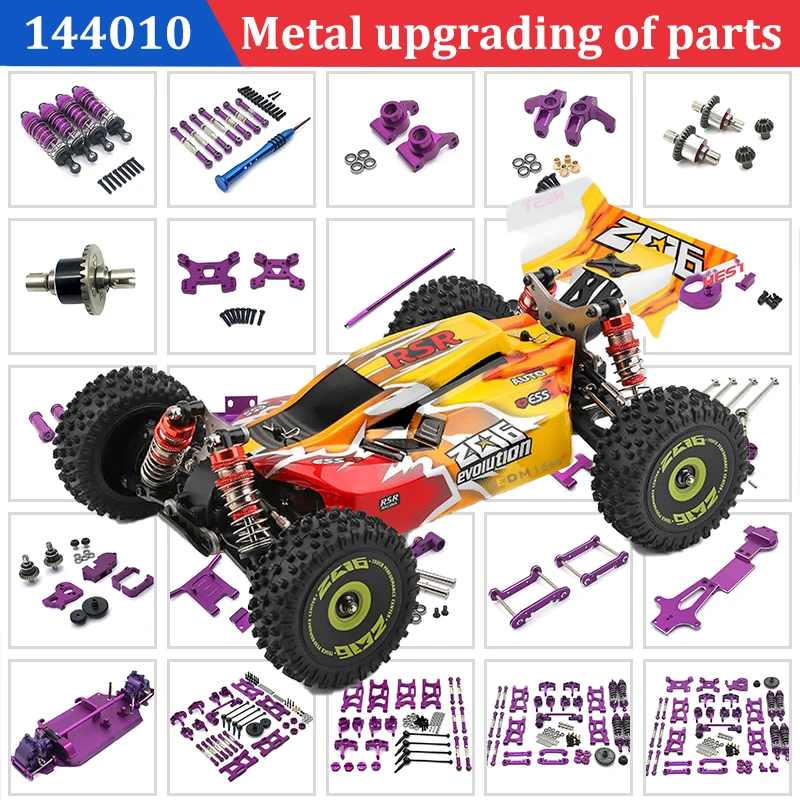 

Wltoys 144010 144001 144002 124017-16-18 124019 RC Car Metal Upgrade Accessories Car Accessories Rc Cars for Adults