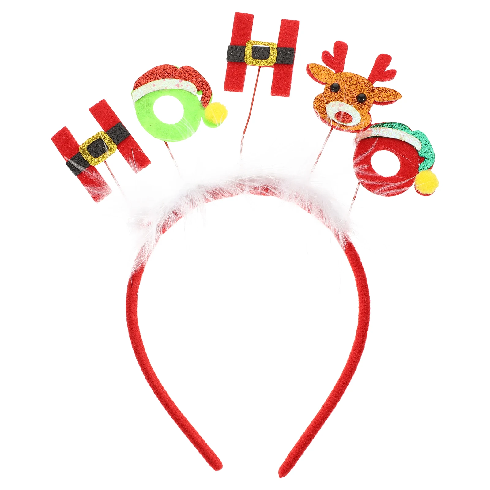 

Antler Headband Christmas Party Headbands for Kids Girls Felt Deer Antlers Red Snowflake Holiday Props Hair Accessories