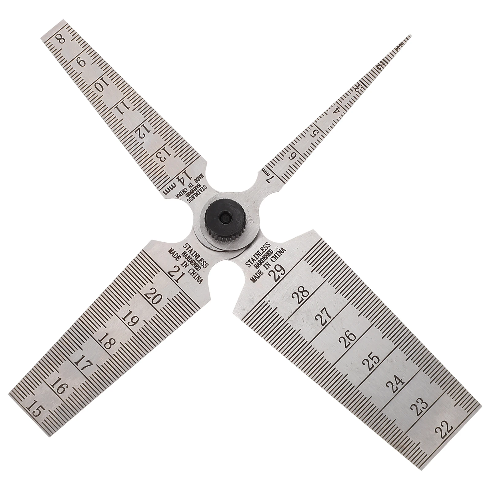 

4pcs Gap Gauge Measuring Tool Stainless Steel Feeler Gauges Pipeline Gaps Width Measurement Thickness Instrument