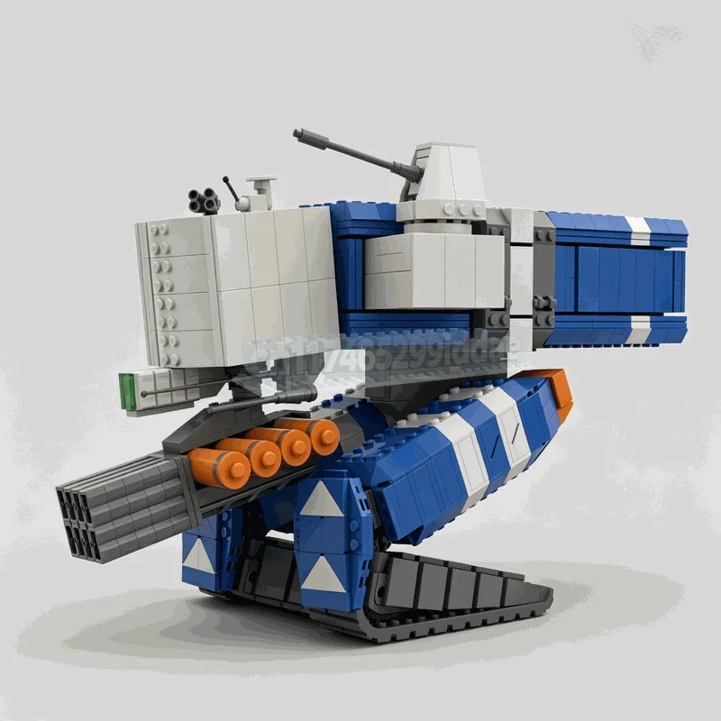 2371PCS Futuristic Heavy Machinery Walker Building Blocks Mechanical Robot Model DIY Assembly Creative Display Collection Gift