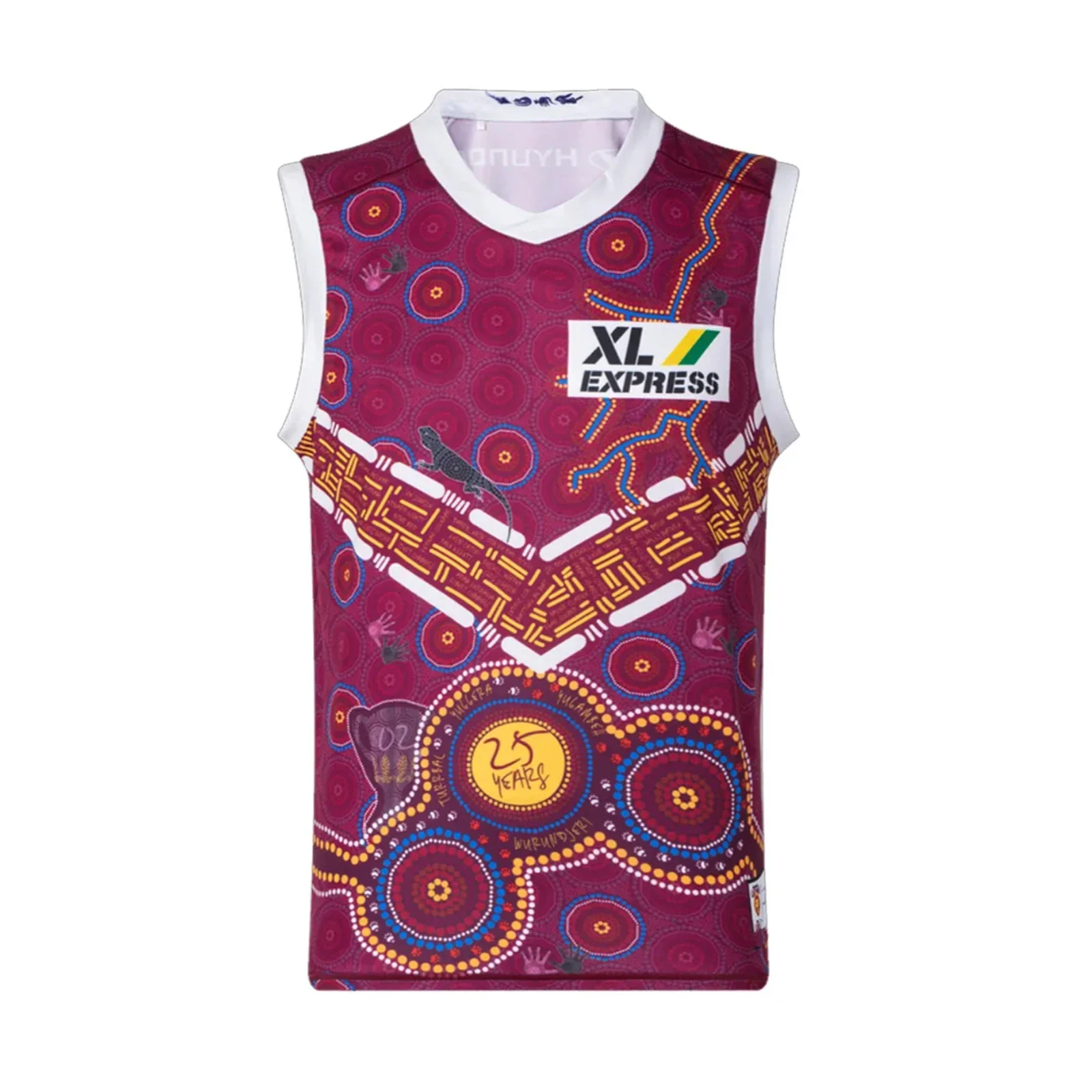 

2022 Brisbane Lions Men's Indigenous Guernsey Rugby Jersey Sport Shirt S-3XL