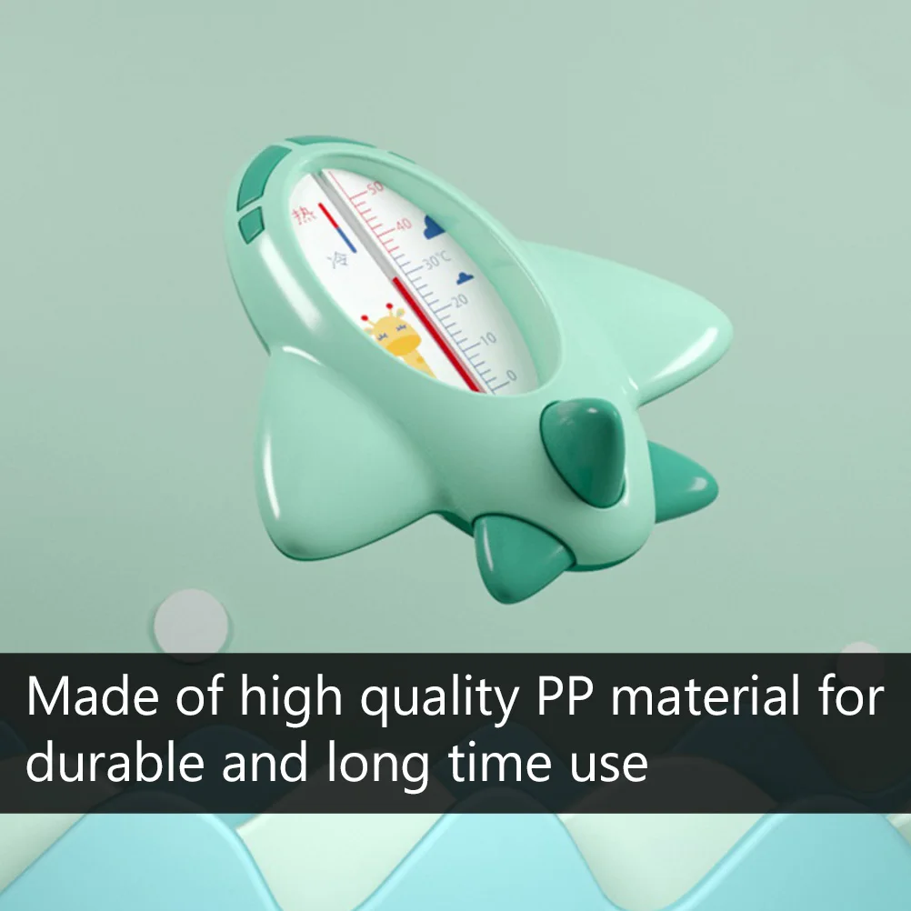 

Bath For Baby Pp Material Baby Bath Tub Thermometer Quick Temperature Measurement Creative Cartoon Plane Shape Explosion-Proof
