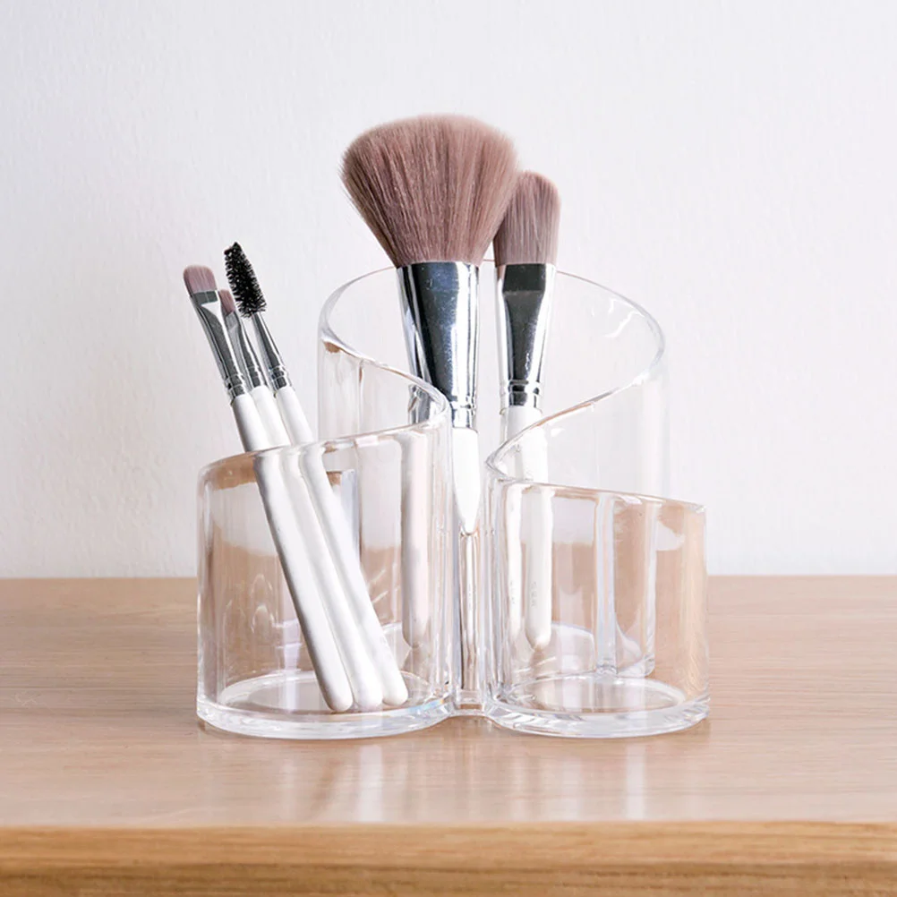 

Stylish Makeup Brush Holder Acrylic Storage Box Organizer Cosmetics Display Container Brush Storage Box