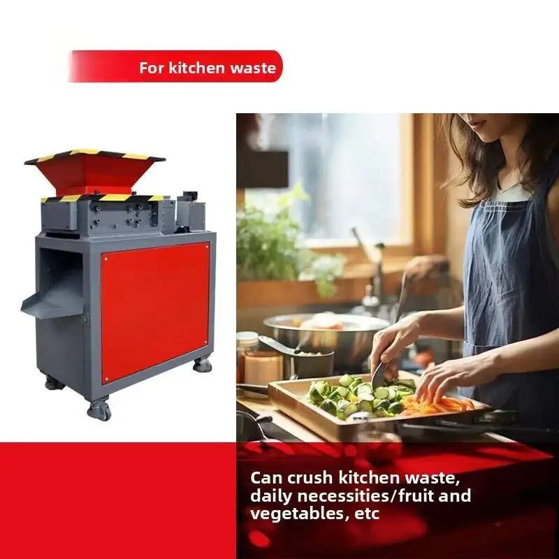 

Household Waste Plastic Magnet Small Shredder Bottle Straws Multi-Functional Crusher