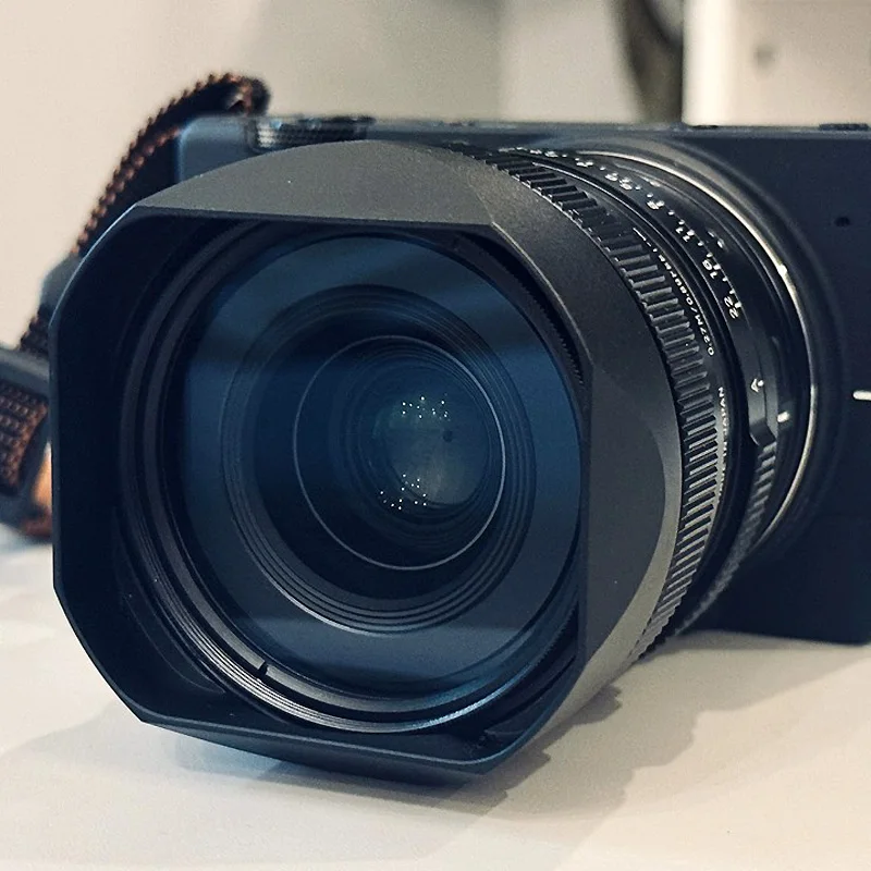 Diseño para Sigma 35mm F2 DG DN 50mm F2 DG DN parasol cuadrado de bayoneta de Metal con tapa de capó gratis