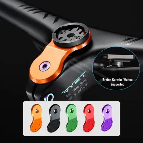 RYET Integrated Headset Top Cap WithTitanium Bolt MTB Bike Headset Cover With Computer Mount Gramin Bryton Wahoo Top Stem Cap
