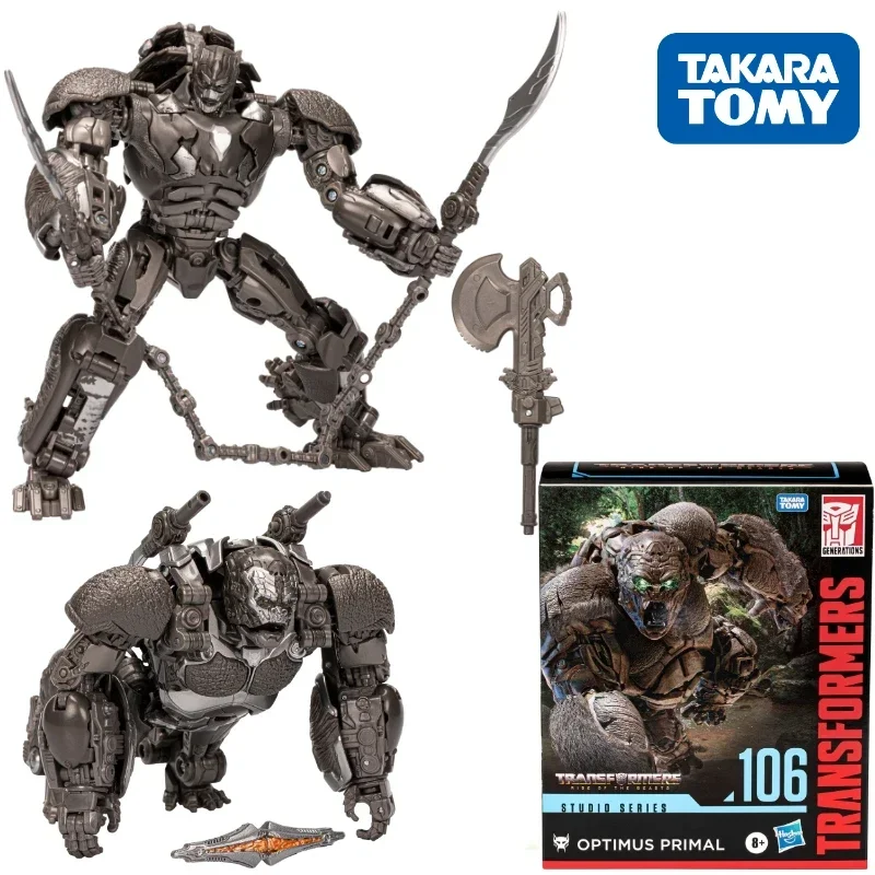 In Voorraad Transformers SS serie gewone nummer SS-106L niveau Optimus Primal Robot Anime Action Model Speelgoed Gift miniforce x speelgoed