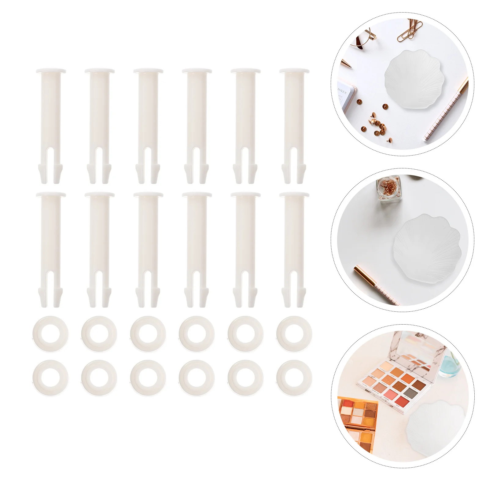 

12 Pcs Pool Connector Pins Swimming Accessories Frames Durable Joint Replacement Summer with Cap