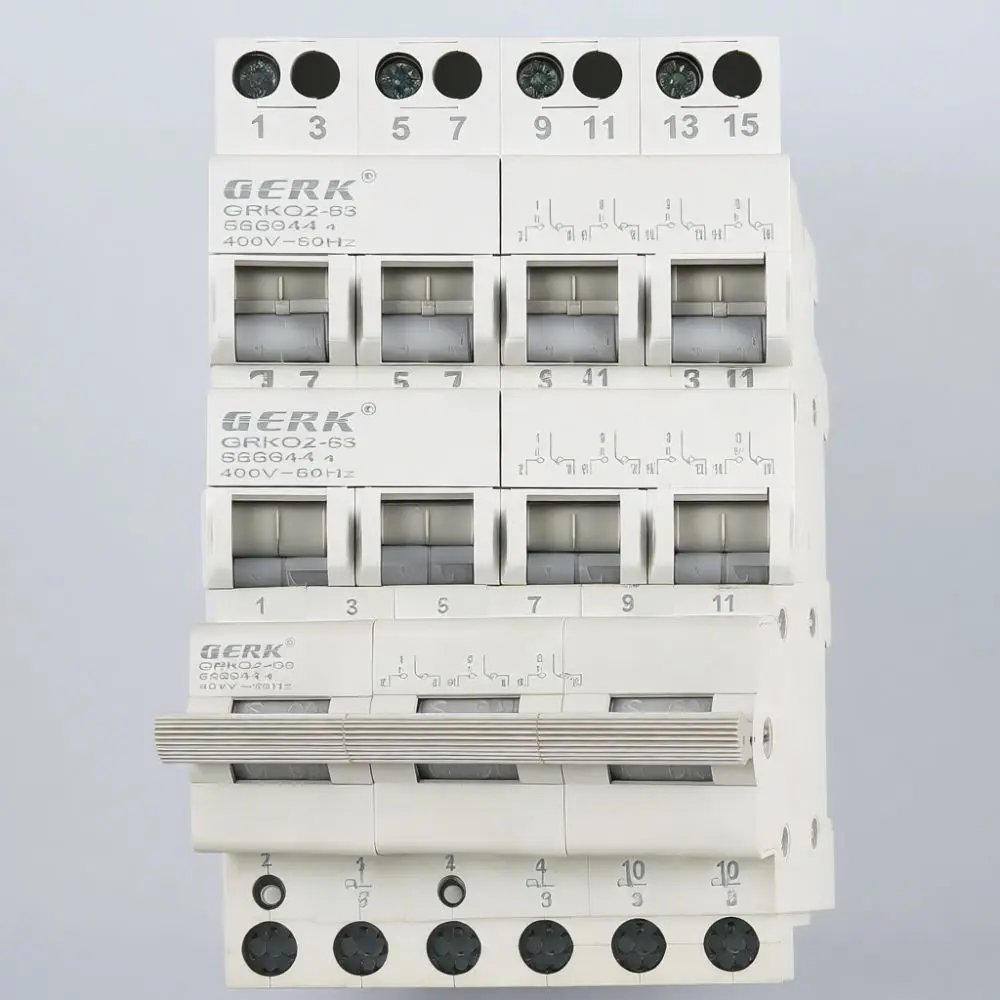 Electrical Changeover Switch Manual Transfer Power Selector Breaker Din Rail Isolator Mechanical Interlock Backup Generator