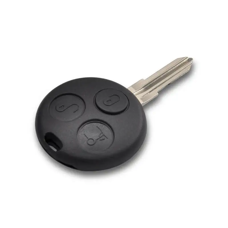 

3 Button 433Mhz Car Remote Control Key Cover Case For Smart Cabrio City Coupe Fortwo Convertible 450 1998-2007