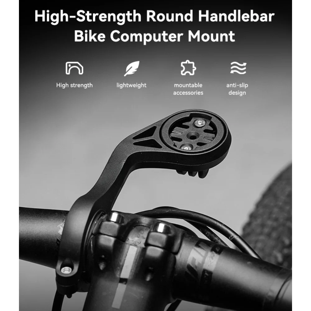 

Держатель для велокомпьютера на руль 31,8 мм, легкий нейлоновый пластиковый кронштейн с резиновыми накладками для компьютеров, фонарей, камер