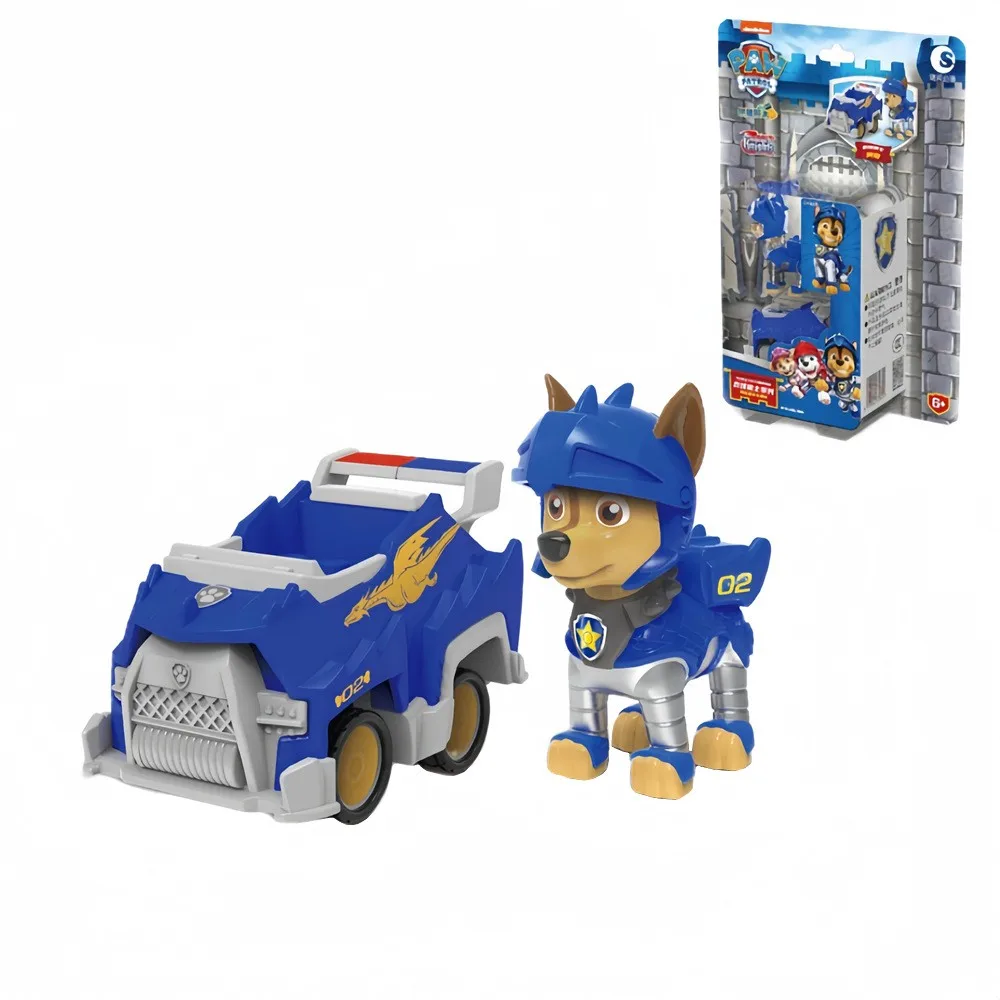 Original Paw Patro Figures Vehicle Car Ryder Tracker Everest Chase Rex Skye Rocky Marshall Zuma Action Figure regalo di compleanno giocattolo