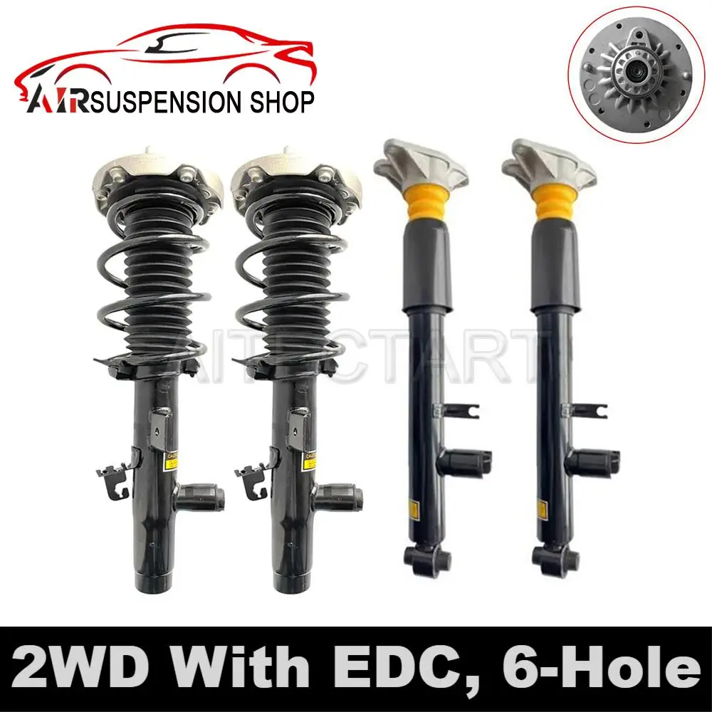 

4pcs Front+Rear Shock Struts Assembly w/ EDC RWD For BMW F30 F31 F32 F36 320d 435i 37106865565 37106850252 37126852927