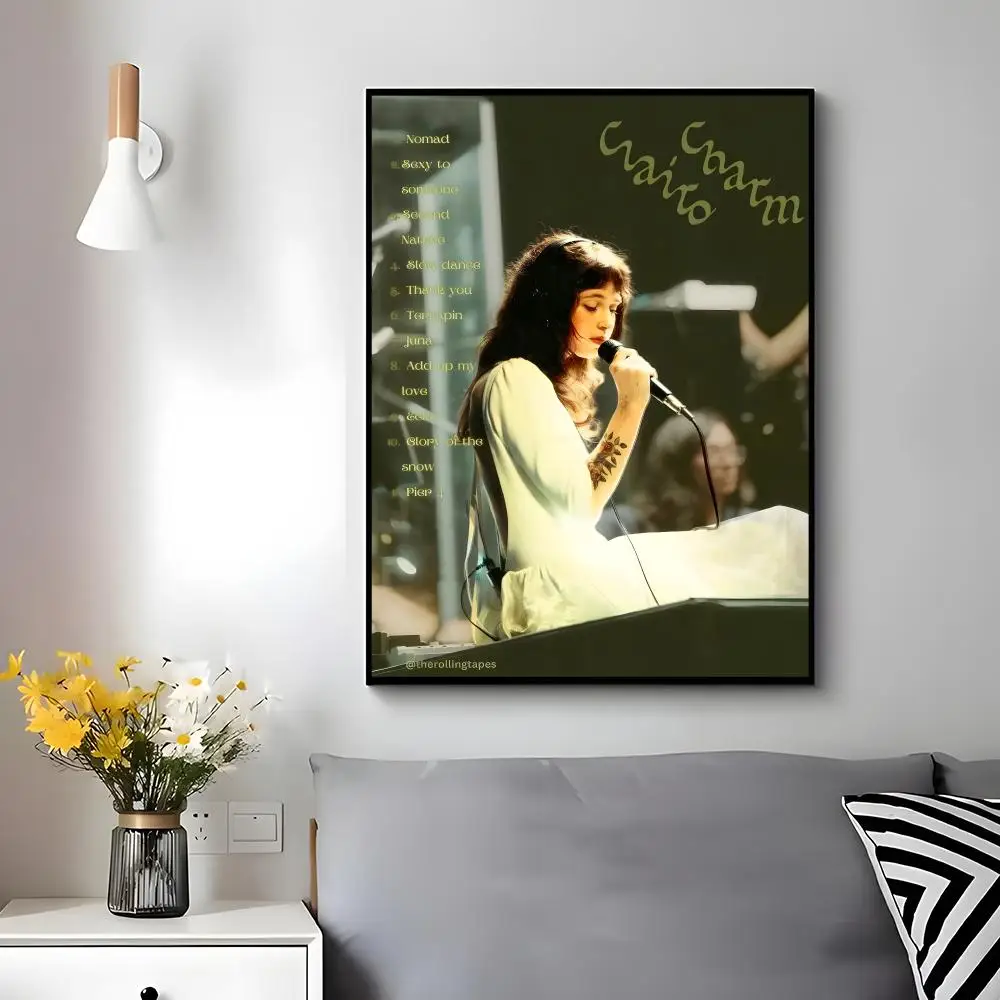 Alternative singer Girl in Red Poster Wall Ornament Home Decor Young Decor Fans