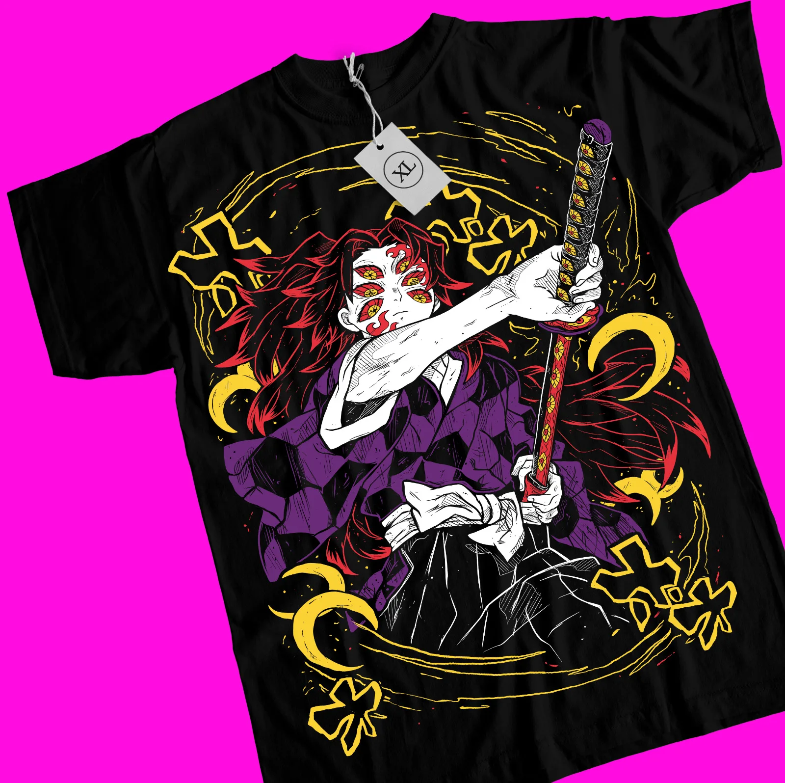 

Kuko Harai T-shirt Anime samatoki Kawai Black Shirt All Sizes hypnosis mic