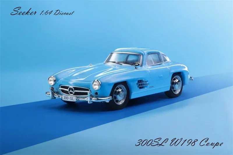 باحث-سيارة طراز Diecast كوبيه ، 300SL ، W198 ، 1:64