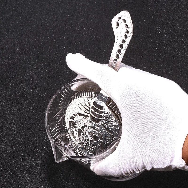 

Hawthorn Cocktail Strainer Stainless Steel Bar Strainer Professional Bar Tools Bartender Bar Wire Mixed Drink Ice Strainer