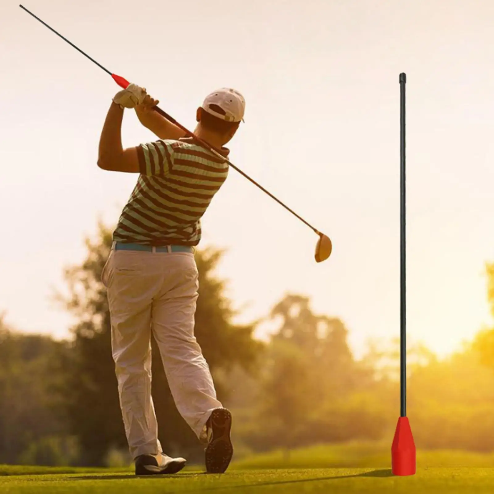 

21-дюймовый тренировочный помощник для гольфа, тренажер для качелей, корректор осанки