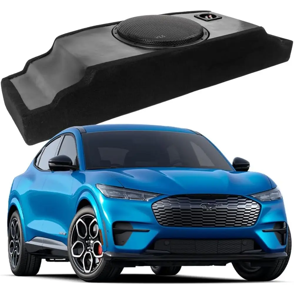 

BE-RD-MME-G1 Custom it 12" 400W RMS Loaded Subwooer Enclosure or 2021-up ord Mush-E Vehicles
