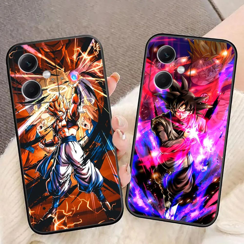 D-Dragon Ball Super Saiyan Phone Case For Xiaomi Redmi Note 15 14 13 12 12S 11 11T 11S 10 9T 9 Pro Case Funda DIY Shell Cover