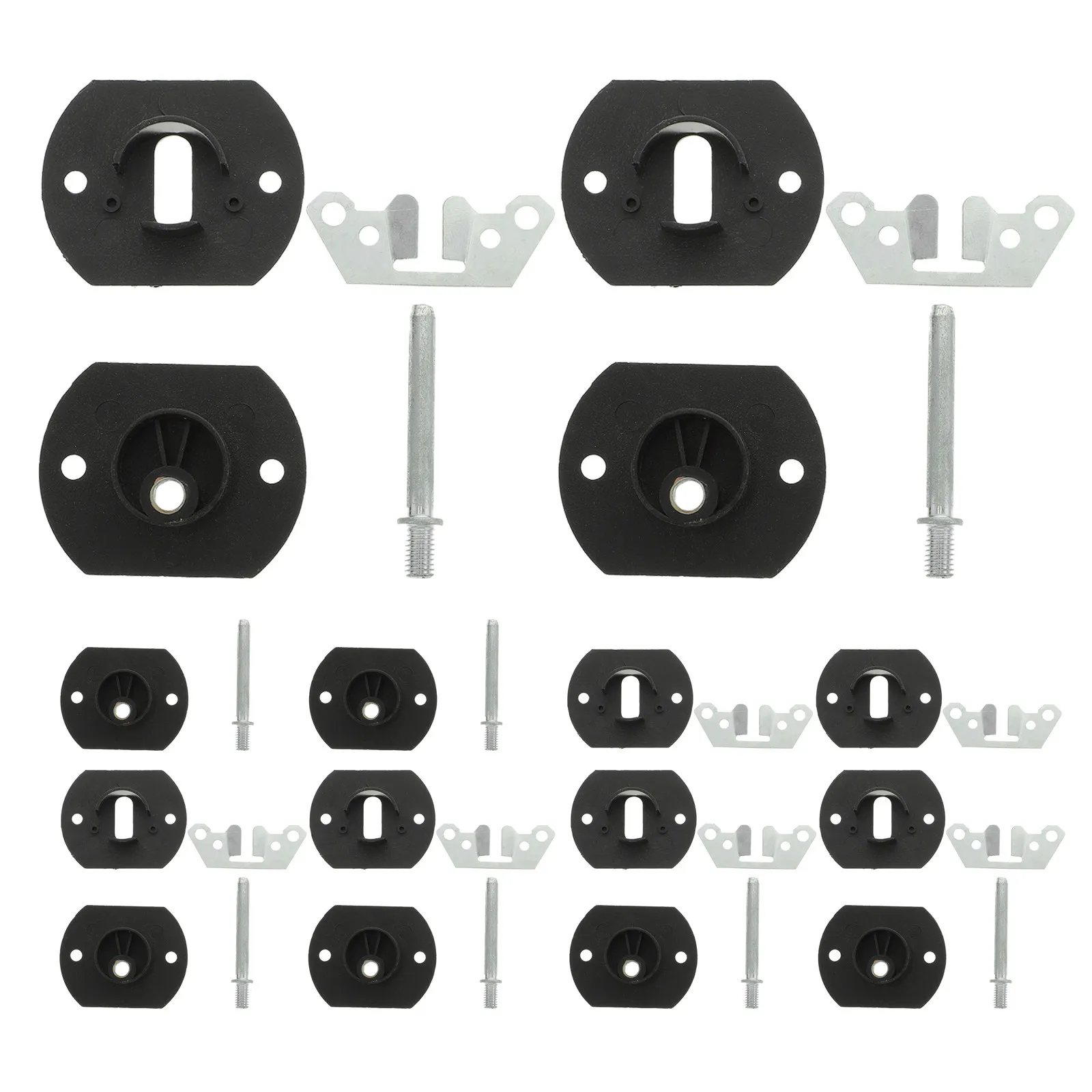 8 Sets Sofa Metal Sectional Connectors Couch Pin Furniture Fittings Clamps Hold Together Hardware Insert Fasteners for