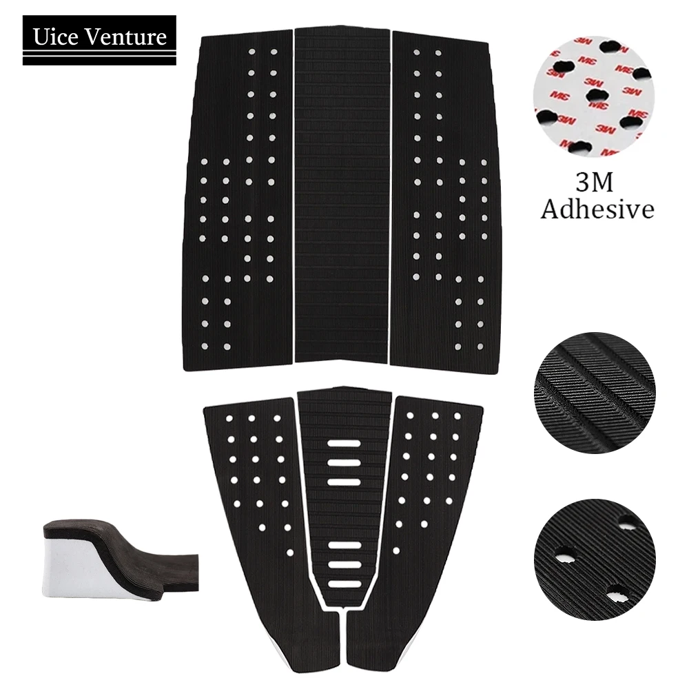 Surfboard Traction Pads SUP Deck Traction Pad Premium EVA With Grip Surfboard Longboard Paddle Board Back Glue Foot Pads