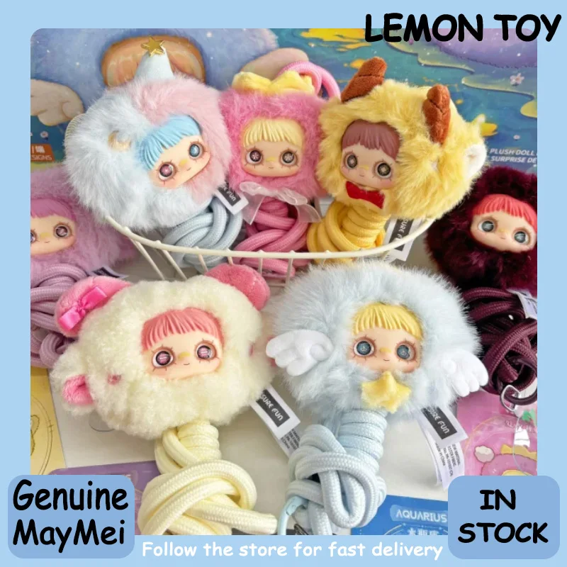 

Подлинная серия гороскопов Maymei, слепая коробка, кавайная милая коллекция кукол, украшение для рабочего стола, модный тренд, подарок для девочки