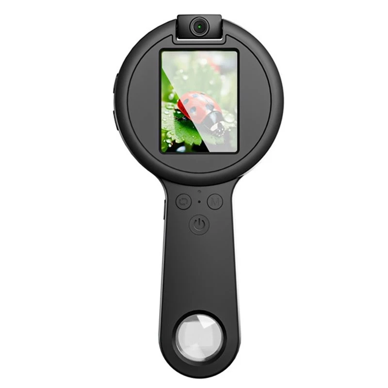 BMBY-HD Magnifying Glass With UV Light/Mini Electronic Digital Microscope Featuring 2.4