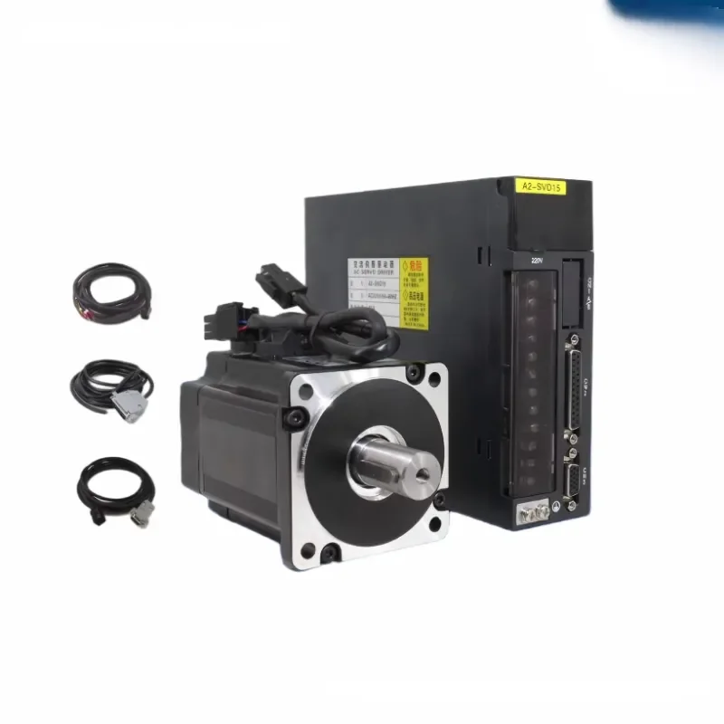 for A2M AC Servo Motor Kit 60SV01330 80SV02430 400W 750W 1kW 3000rpm 220V Drive System RS485 for Numerical Control Machine 2